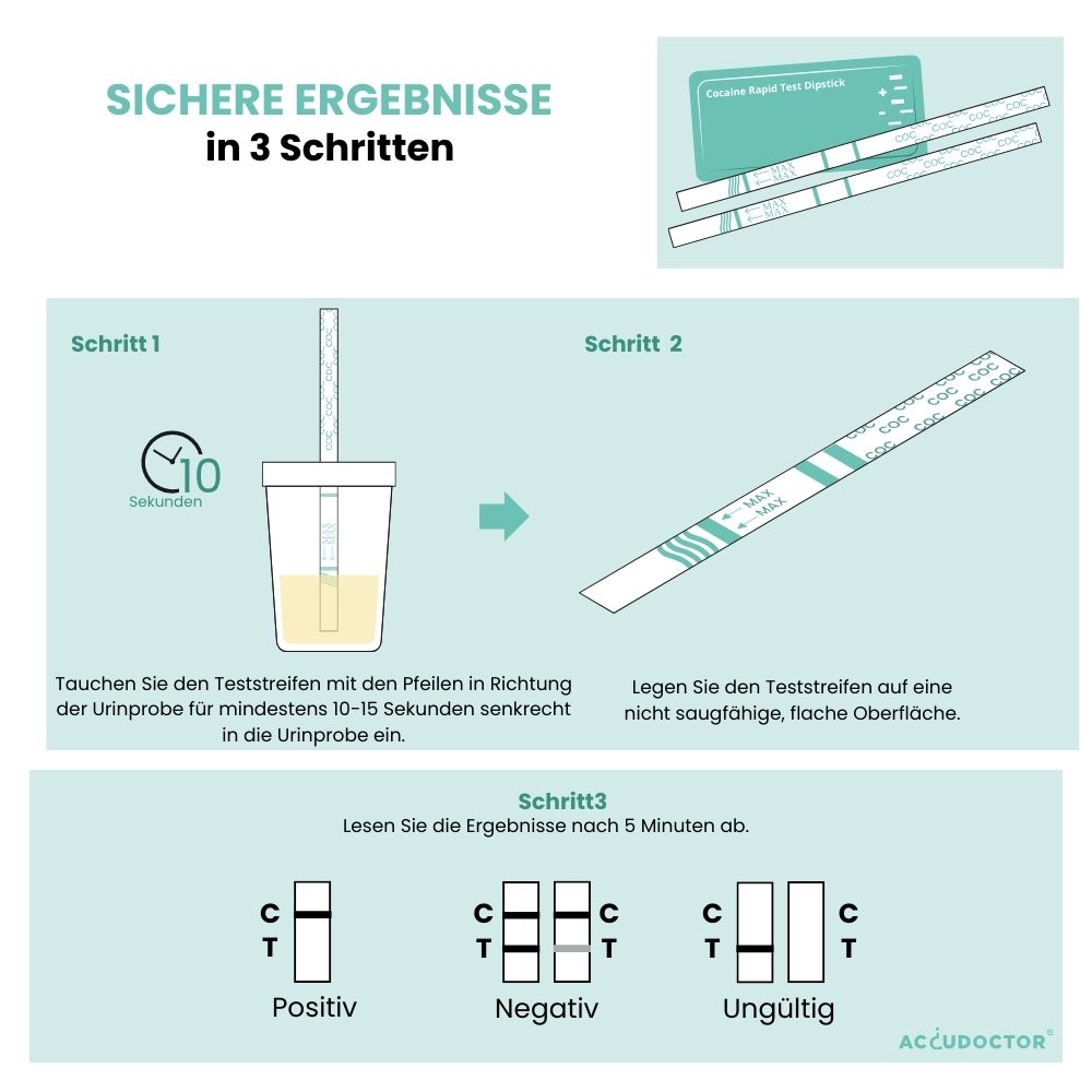 10x Accudoctor Drogentest Kokain