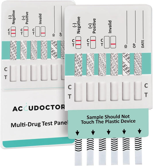 2x Accudoctor Multidrogentest für 10 Drogenarten